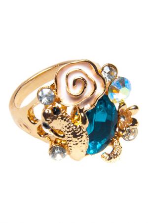 Ring BELLA ROSA. Цвет: gold, blue