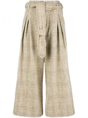 Укороченные брюки Oxford Vivienne Westwood. Цвет: бежевый