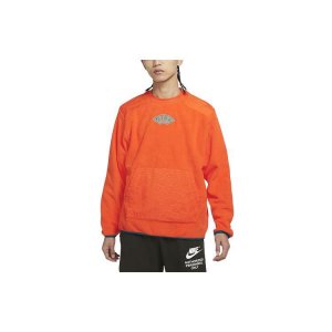 Флисовый пуловер с вышивкой логотипа rma-Fit, толстовка в китайском новогоднем стиле, мужские топы оранжевого цвета DQ5062-817 Nike
