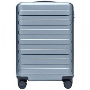 Чемодан Rhine Luggage 120103, 38 л, размер 20, синий NINETYGO. Цвет: синий