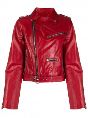 Укороченная куртка Isabel Benenato. Цвет: красный