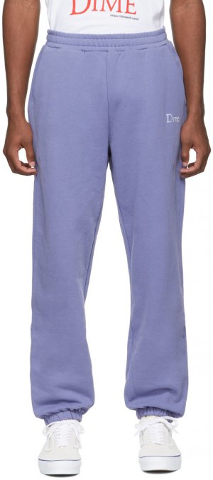 Пурпурные хлопковые брюки для отдыха Dime