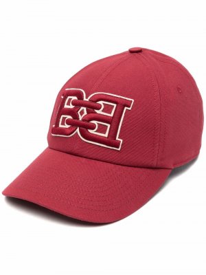 Logo-embroidered baseball cap Bally. Цвет: красный