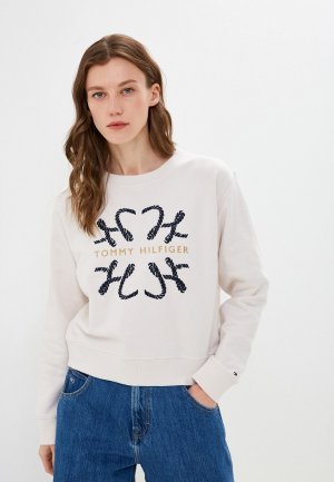 Свитшот Tommy Hilfiger. Цвет: бежевый