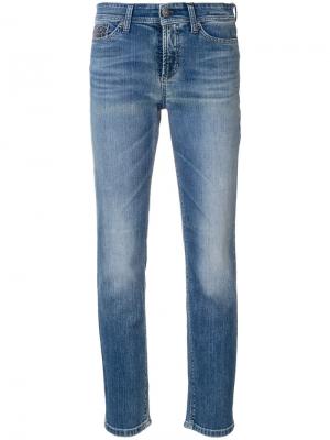Укороченные джинсы Piper Cambio. Цвет: синий