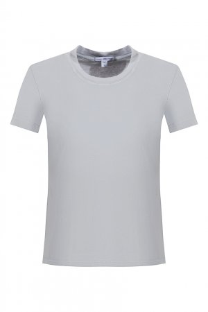 Светло-серая футболка James Perse. Цвет: серый