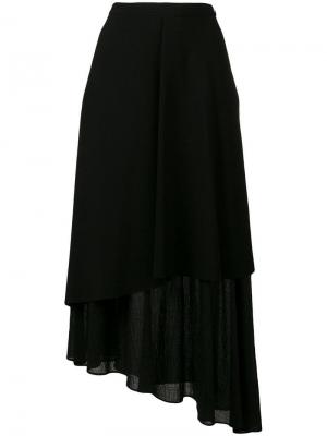 Асимметричная юбка с оборками Chalayan