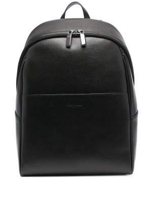 Рюкзак с логотипом Canali. Цвет: черный