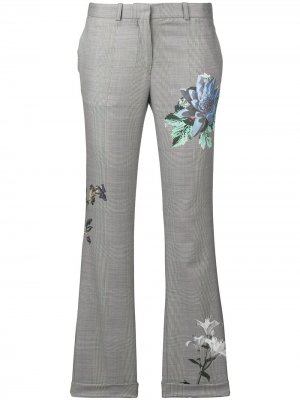 Floral print tailored trousers Each X Other. Цвет: серый