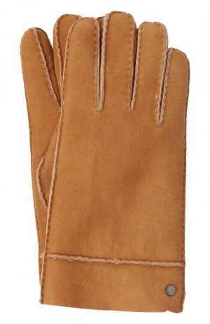 Замшевые перчатки Roeckl. Цвет: коричневый