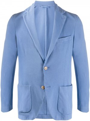 Однобортный пиджак Altea. Цвет: синий