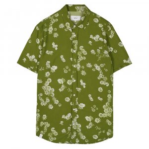 Рубашка с коротким рукавом Clover, зеленый Makia