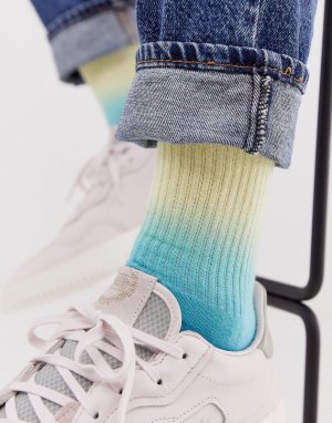 Спортивные носки с эффектом омбре -Мульти ASOS DESIGN