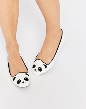 Плоские туфли Cute To Core Pandamonium the. Цвет: белый