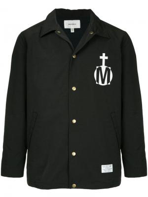 Куртка с логотипом Makavelic. Цвет: черный