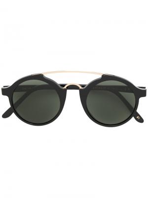 Солнцезащитные очки в круглой оправе L.G.R. Цвет: черный
