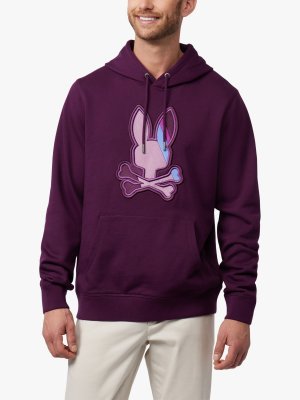 Толстовка Apple Valley , мощный фиолетовый Psycho Bunny. Цвет: фиолетовый