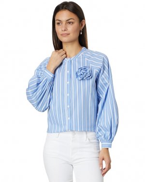 Рубашка Striped 3-D Shirt, синий English Factory