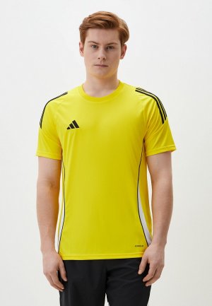 Футболка спортивная adidas TIRO24 JSY. Цвет: желтый