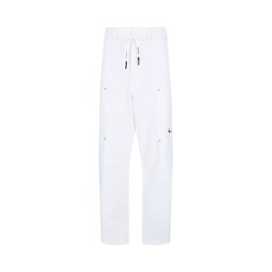 Спортивные брюки x Nike Techno Fabric 'White', белый Off-White