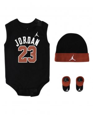 Комплект из трех предметов для мальчика черного цвета , черный Jordan
