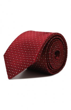 Шелковый галстук Giorgio Armani. Цвет: красный