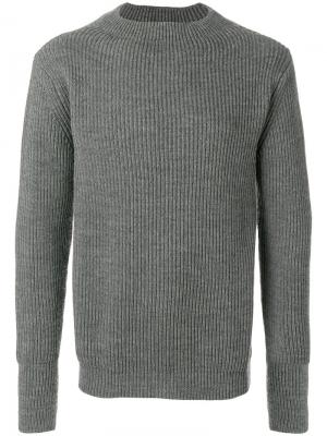 Symmetric crew neck sweater Andersen-Andersen. Цвет: серый
