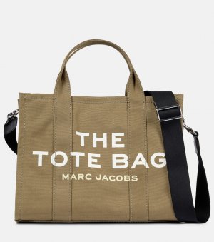 Большая холщовая сумка среднего размера. , зеленый Marc Jacobs