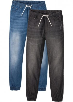 Прямые джинсы прямого кроя без застежки (2 шт в упаковке) , синий Rainbow