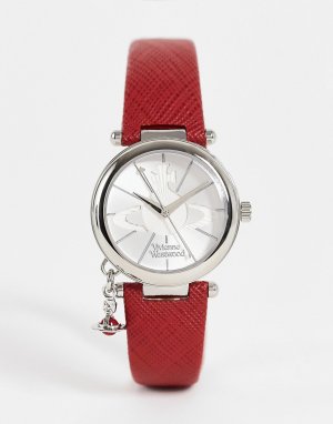 Наручные часы с подвеской-орбитой -Красный Vivienne Westwood