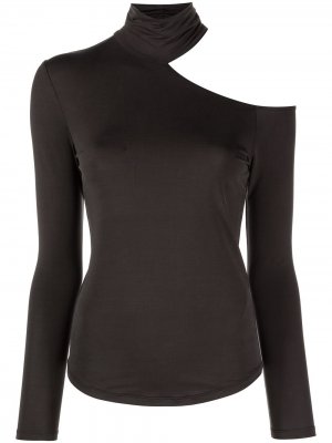 Cade one-shoulder jersey-knit top Jonathan Simkhai Standard. Цвет: черный