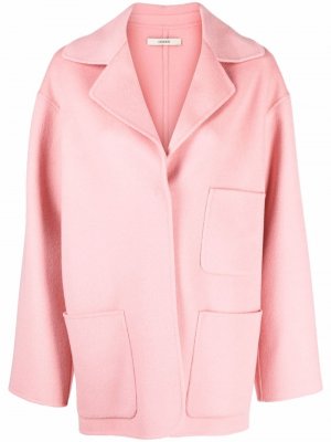 Фетровая куртка-рубашка Odeeh. Цвет: розовый