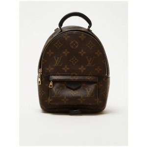 Ресейл сумка женская , Palm Springs, Коричневый, Отличное Louis Vuitton. Цвет: коричневый