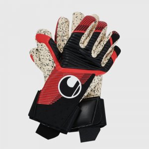 Вратарские перчатки , размер 9, красный, белый Uhlsport. Цвет: черный/белый/красный