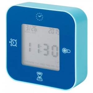 L TTORP часы термометр будильник таймер синий IKEA