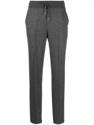 Трикотажные спортивные брюки Loro Piana. Цвет: серый