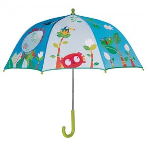 Детский зонт Лемур Джордж 86895 Lilliputiens. Цвет: голубой
