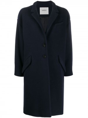 Однобортное пальто Boris Ba&Sh. Цвет: синий