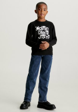 Вязаный свитер LOGO , цвет ck black Calvin Klein Jeans