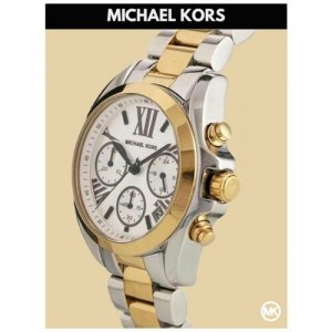 Наручные часы Bradshaw MK5912, белый, серебряный MICHAEL KORS. Цвет: золотистый/серебристый/желтый