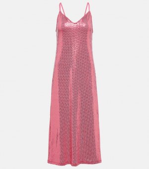 Платье-комбинация с пайетками, розовый Dodo Bar Or