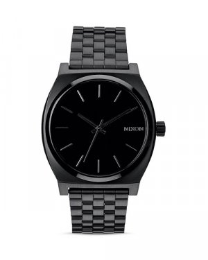 Часы Time Teller, черные, 37 мм , цвет Black Nixon