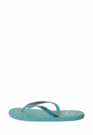 Сланцы Evars CROCO. Цвет: бирюзовый