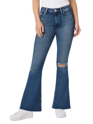 Расклешенные джинсы с высокой посадкой Holly , цвет Serene Blue Hudson