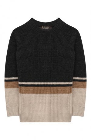 Кашемировый пуловер Loro Piana. Цвет: бежевый