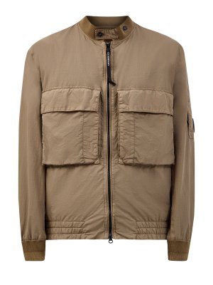 Куртка из быстросохнущего технологичного материала Flatt Nylon C.P.COMPANY. Цвет: коричневый