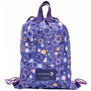 Рюкзак торба , фактура гладкая, фиолетовый, голубой ROUTEMARK. Цвет: фиолетовый