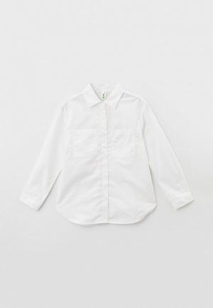 Рубашка Sela School collection. Цвет: белый