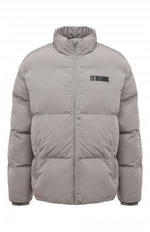 Утепленная куртка Les Benjamins. Цвет: серый