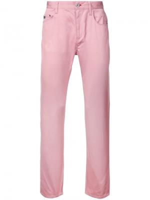 Классические брюки-чинос Loveless. Цвет: розовый и фиолетовый